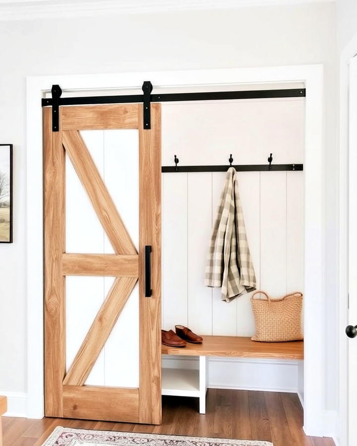 sliding barn door for stylish separation