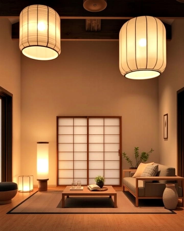 soft ambient lighting in living room