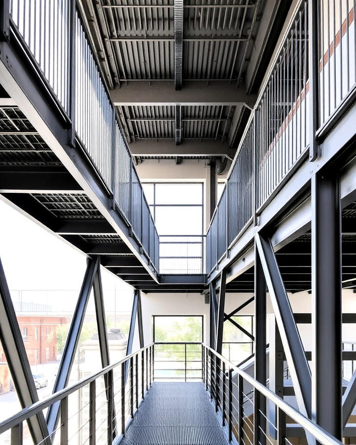 steel elevated walkway