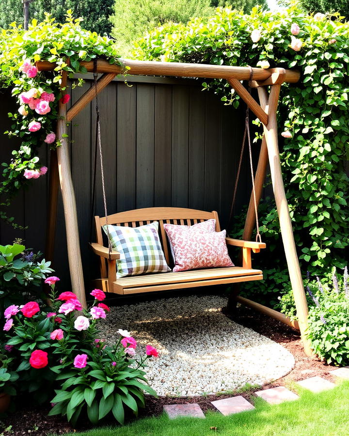 swinging sanctuary garden nook