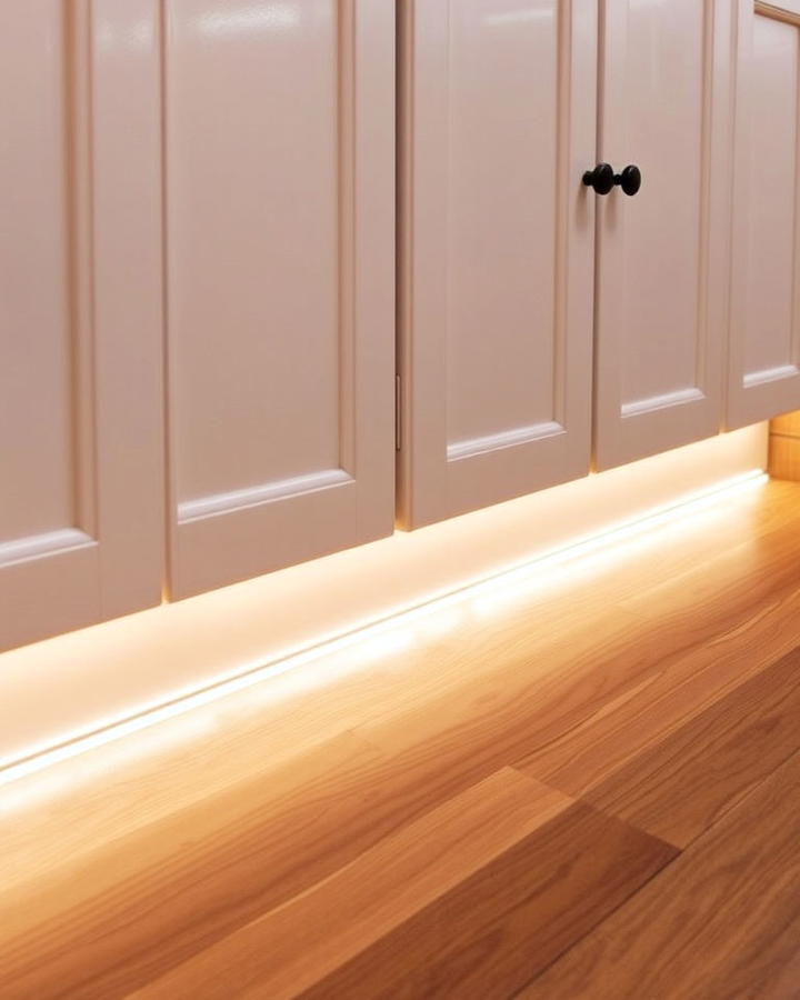 toe kick lighting for cabinets