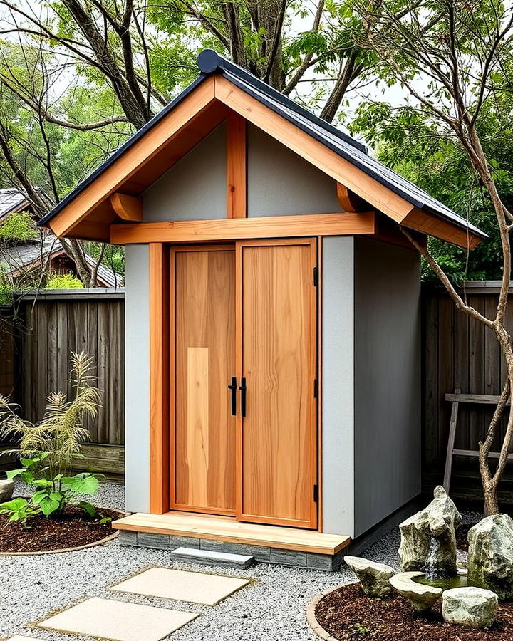 zen style outhouse idea