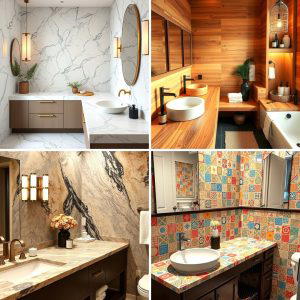 25 Bathroom Countertop Ideas for a Stylish Upgrade