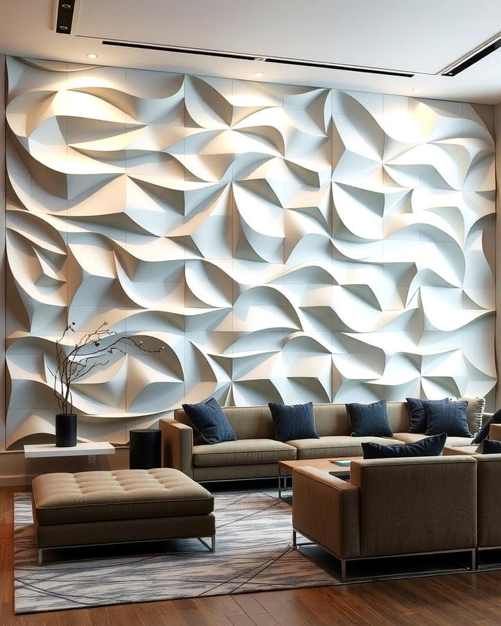 3D Textured Panels - 25 Wall Paneling Ideas