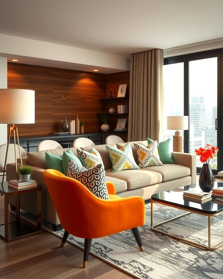 Accent Chairs for Personality - 30 Condo Living Room Ideas