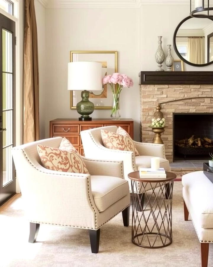 Accent Chairs - 25 Transitional Interior Design Ideas