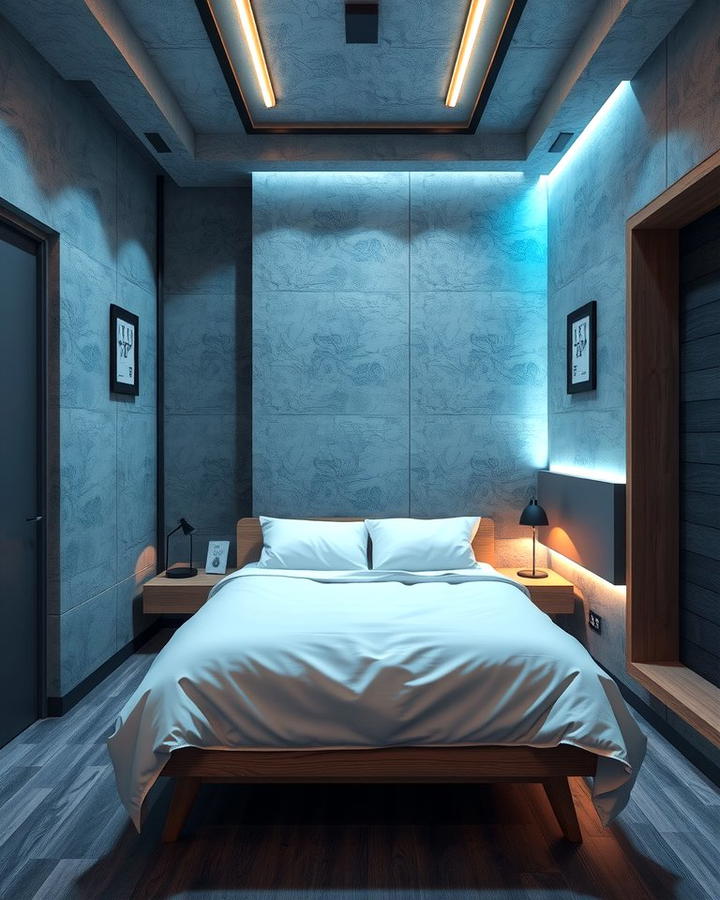 Accent Lighting for Architectural Features - 25 small bedroom lighting ideas