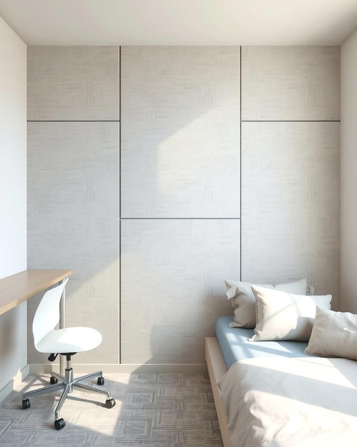 Accent Wall for Visual Interest - 25 Office Guest Room Ideas