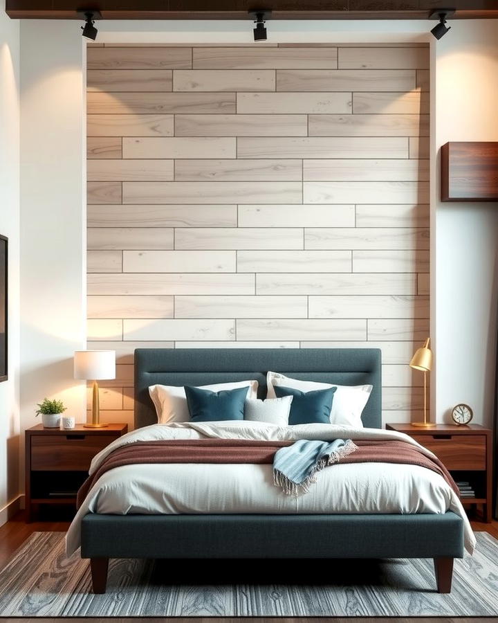 Accent Wall with Shiplap - 25 Shiplap Bedroom Ideas