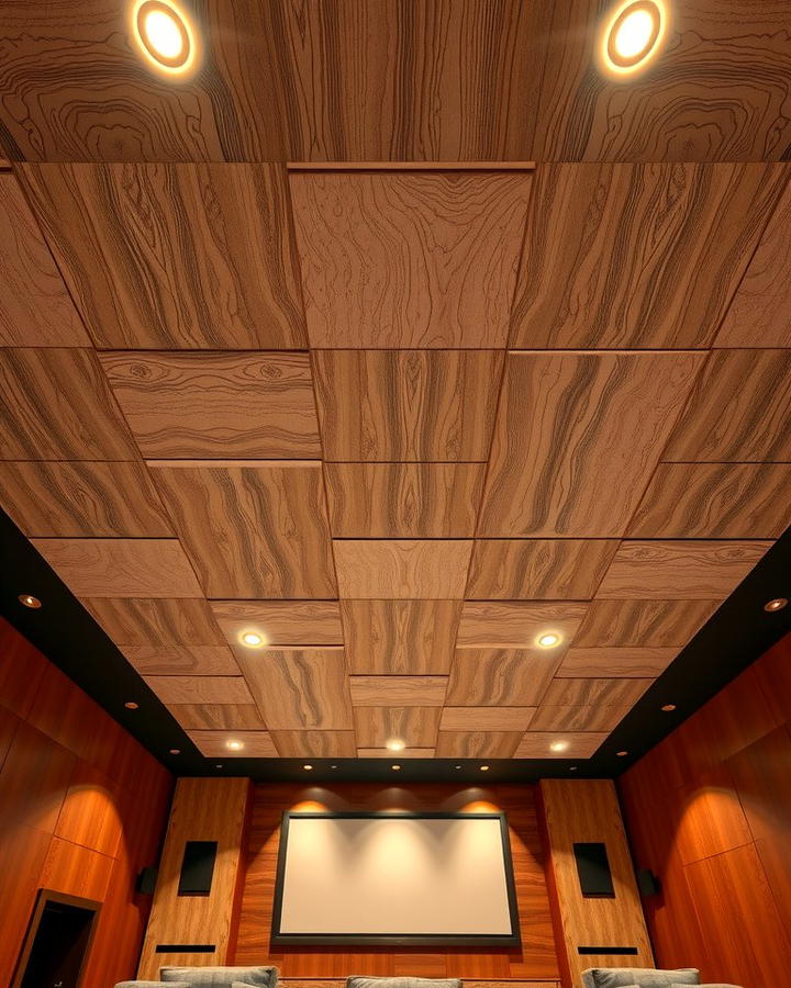 Acoustic Solutions with Plywood Soundproof Panels - 25 Plywood Ceiling Ideas