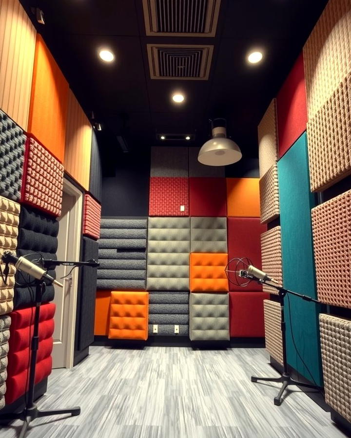 Acoustic Wall Panels - 25 Podcast Room Ideas