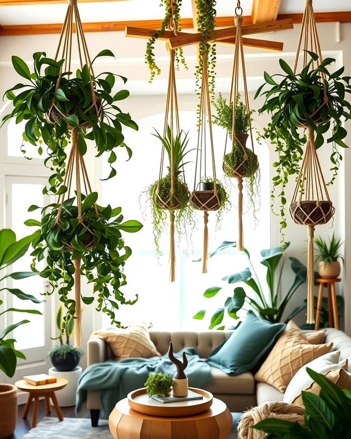 Add Indoor Hanging Plants - 30 Bohemian Maximalist Decor Ideas