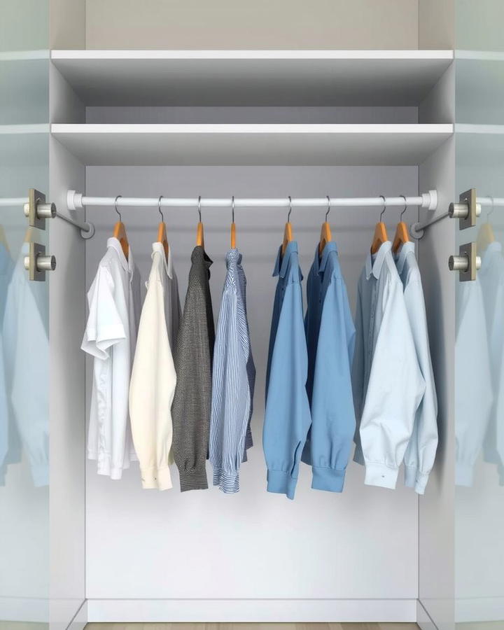 Add a Double Hanging Rod - 25 Small Closet Storage Ideas