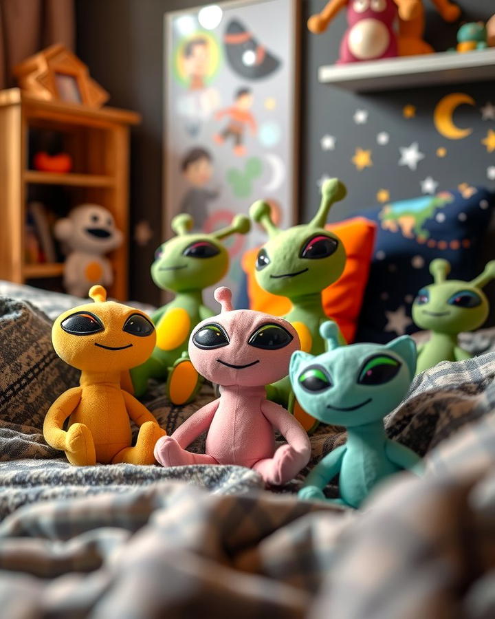 Alien Plush Toys - 25 Space-themed Room Ideas