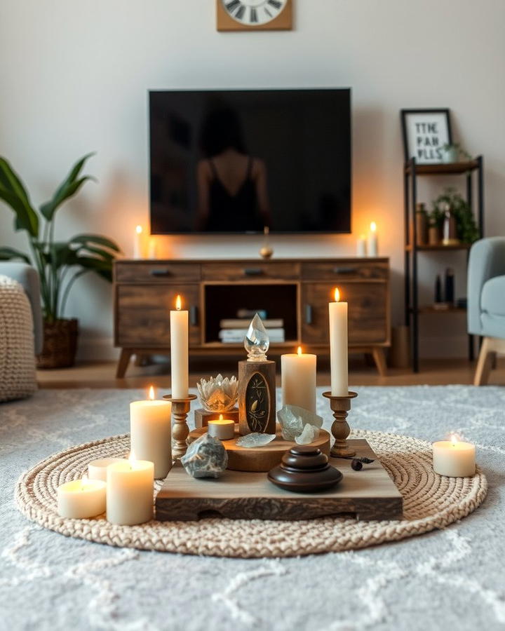 Altar or Meditation Corner - 30 Witchy Living Room Ideas