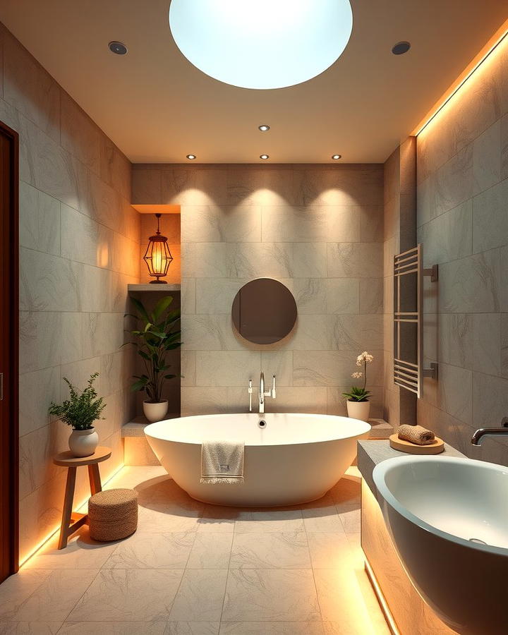 Ambient Lighting - 25 Spa Like Bathroom Ideas