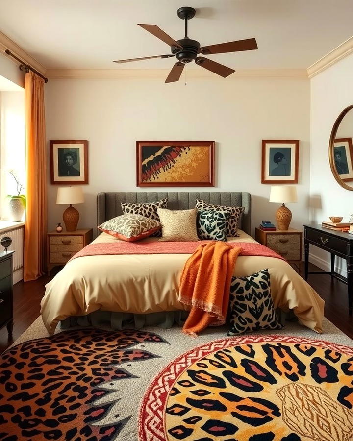 Animal Print Accents - 30 80s Bedroom Ideas