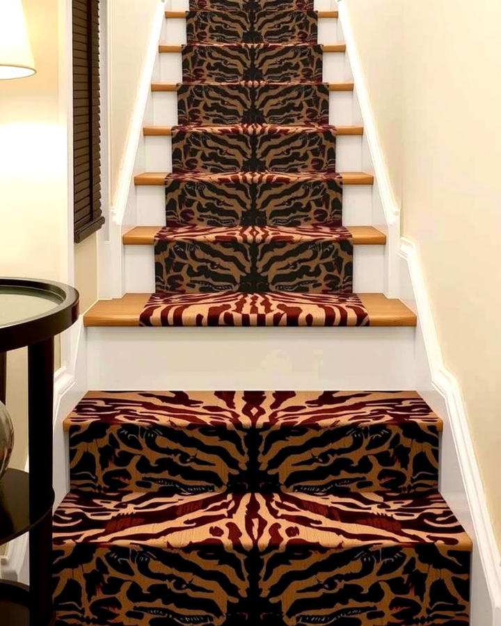 Animal Print Patterns - 25 Stair Runner Ideas