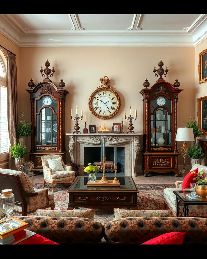 Antique Inspired Accessories - 25 Ralph Lauren Living Room Ideas