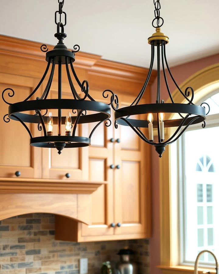 Antique Inspired Lighting - 25 Traditional Kitchen Ideas