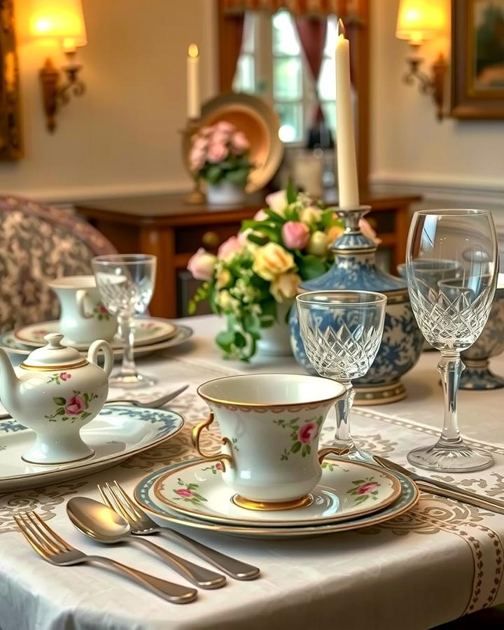 Antique Tableware for Dining - 25 Vintage Wedding Ideas