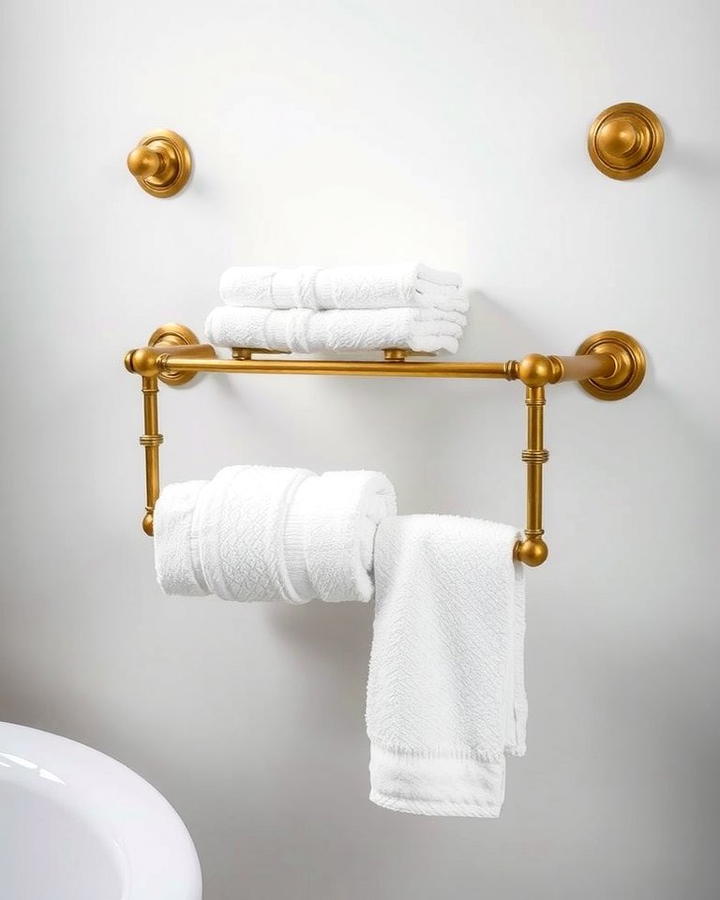 Antique Towel Racks - 25 Vintage Bathroom Ideas