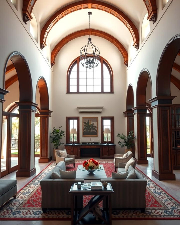 Arched Doorways and Windows - 25 Spanish Style Living Room Ideas