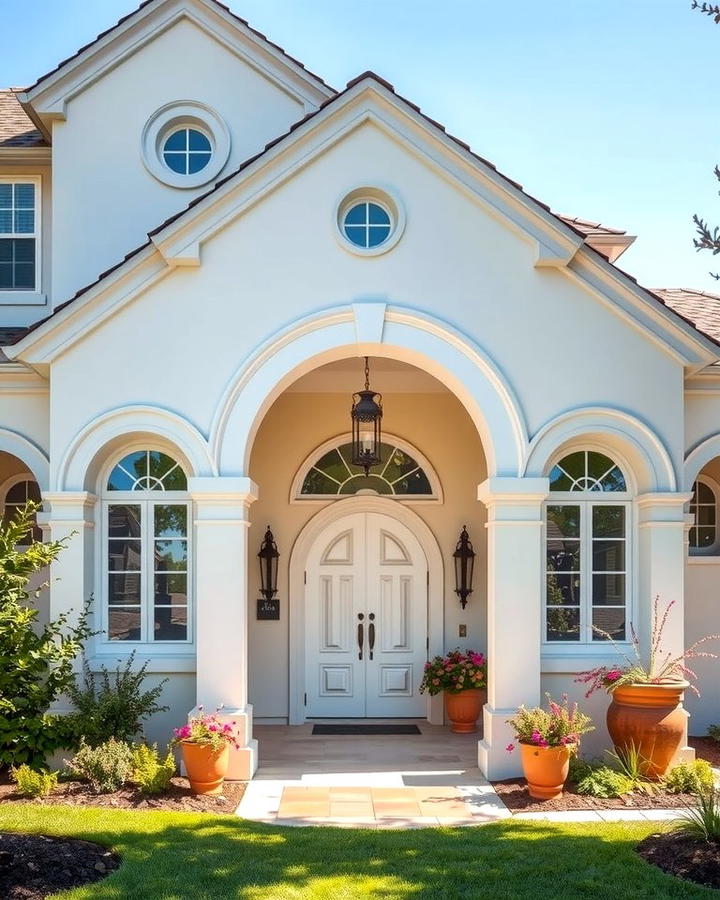 Arched Doorways and Windows - 30 Pole Barn and Barndominium House Exteriors