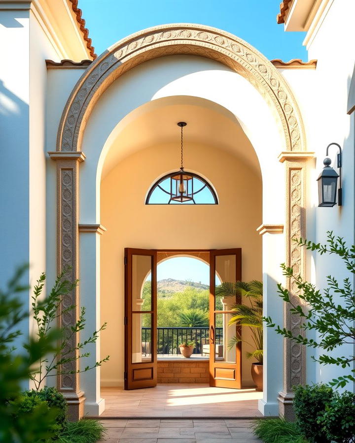 Arched Doorways and Windows for Soft Elegance - 30 Mediterranean House Exterior Ideas