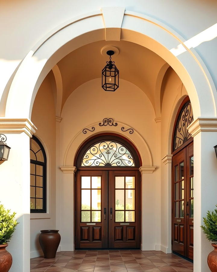 Arched Doorways and Windows - 25 spanish style home exterior ideas