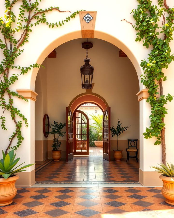 Arched Entryways - 25 spanish style patio ideas