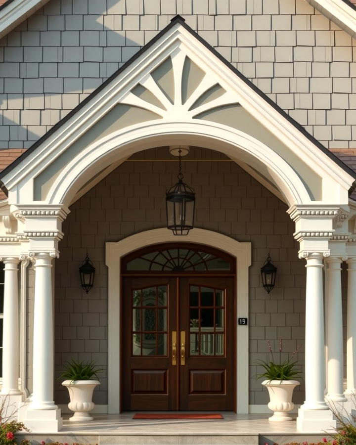 Arched Gable Porch - 25 Open Gable Porch Ideas