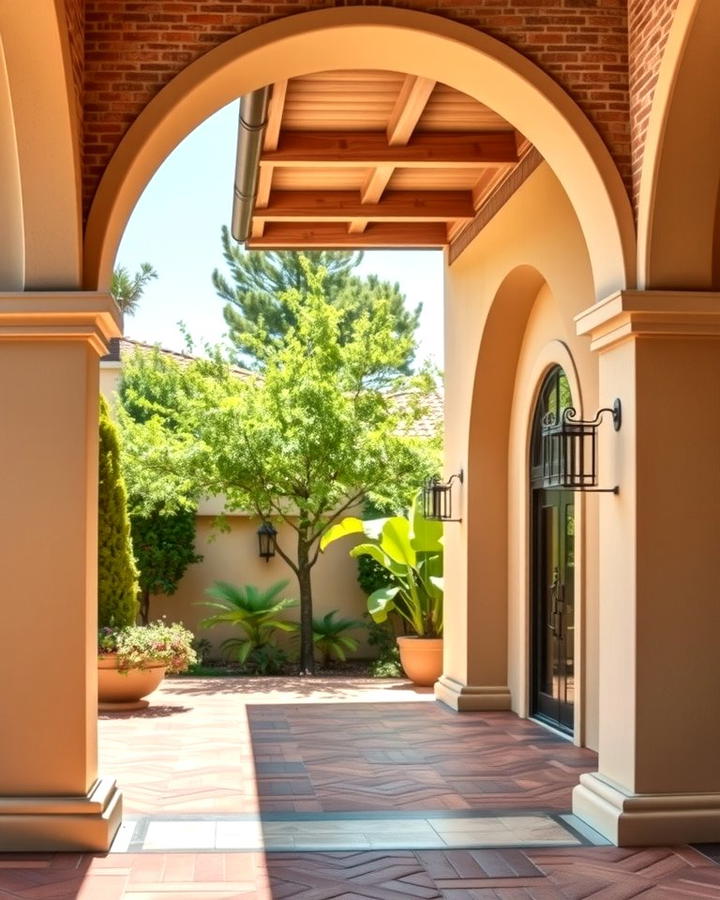 Arched Outdoor Walkways - 25 spanish style home exterior ideas