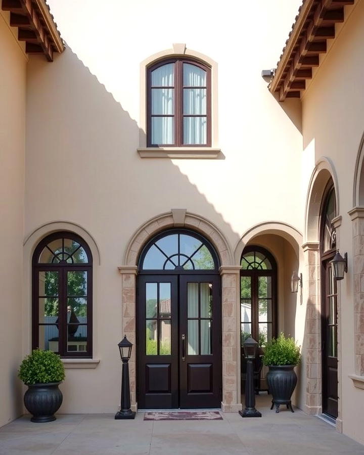 Arched Windows and Doorways - 30 Mediterranean House Exterior Ideas