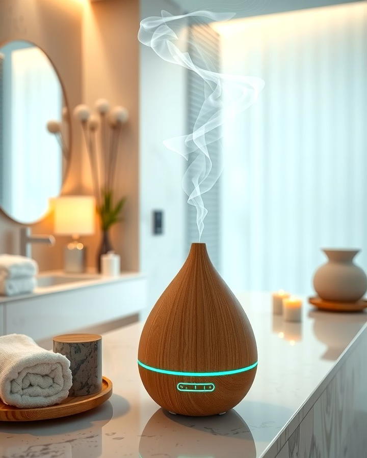 Aromatherapy Diffusers for Relaxation - 25 Spa Like Bathroom Ideas