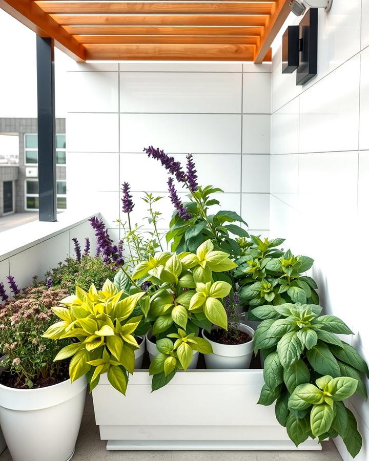 Aromatic Herb Corners - 25 Rooftop Garden Ideas