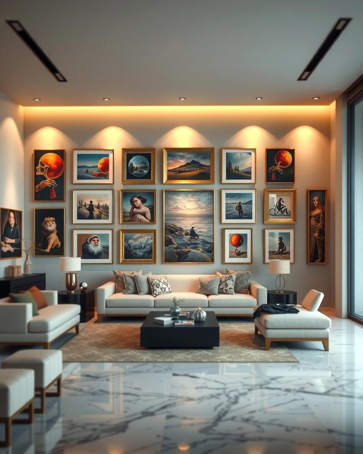 Art Gallery Walls - 25 Penthouse Design Ideas