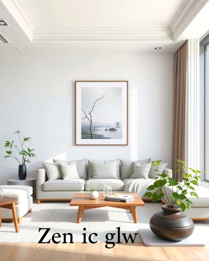 Art with Subtle Themes - 30 Zen Living Room Ideas