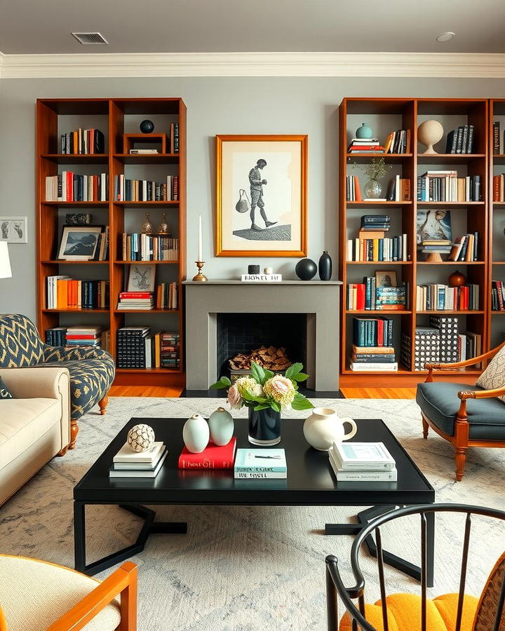 Artful Book Displays - 25 Ralph Lauren Living Room Ideas