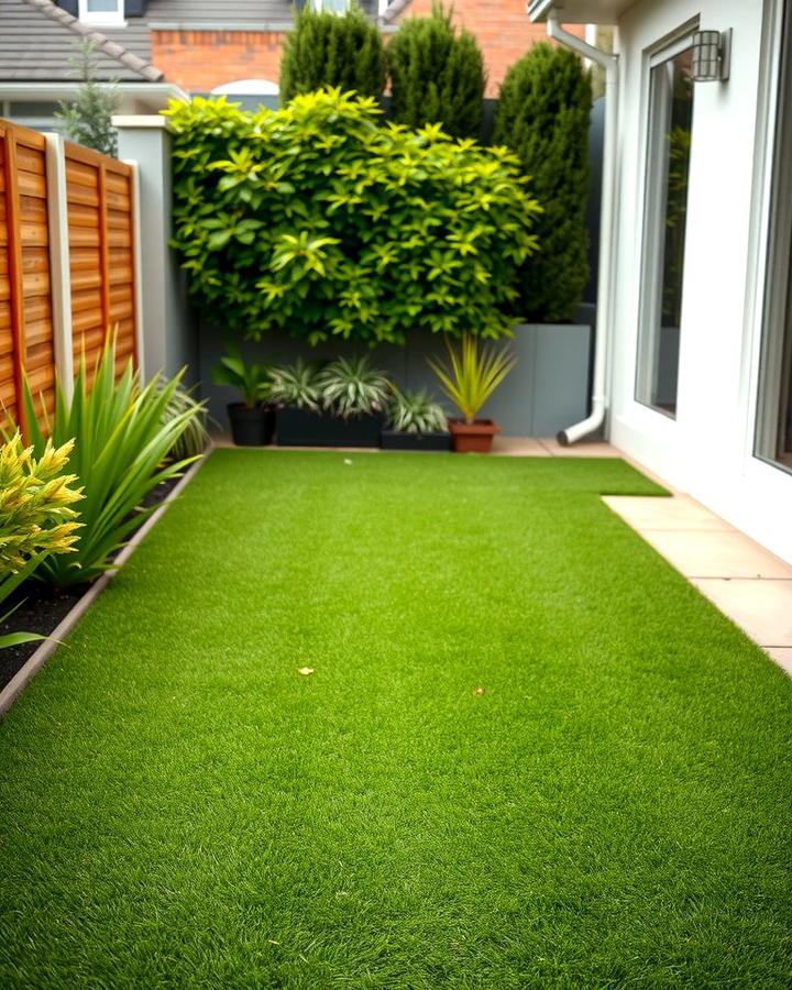 Artificial Turf for Low Maintenance - 25 Small Backyard Landscaping Ideas