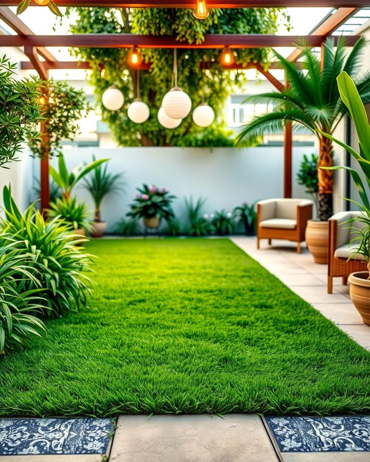 Artificial Turf for a Lush Look - 25 Patio Flooring Ideas