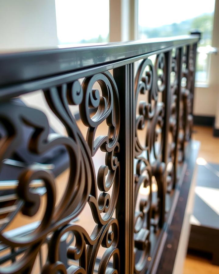 Artistic Metal Railings - 25 Stair Railing Ideas