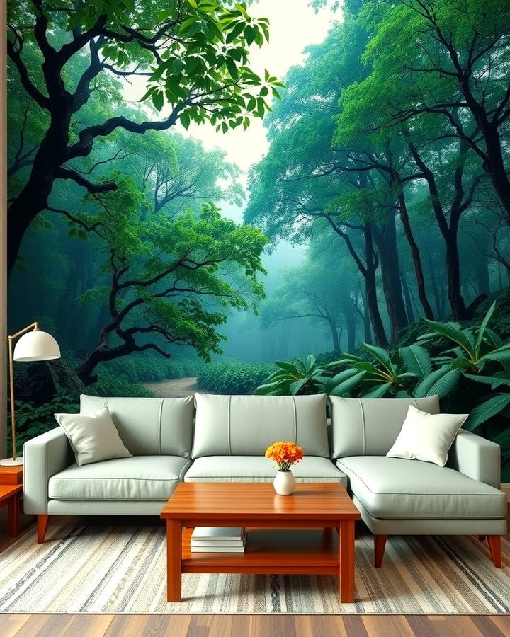 Artistic Wall Murals - 30 Colorful Room Ideas