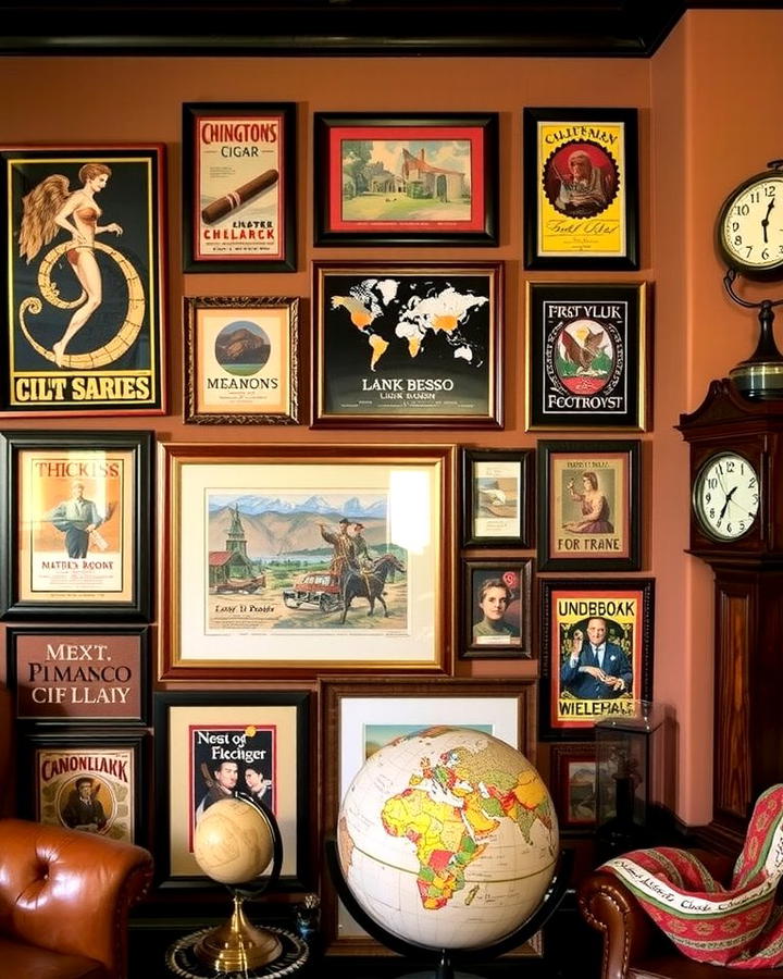 Artwork and Decor - 30 Cigar Room Ideas