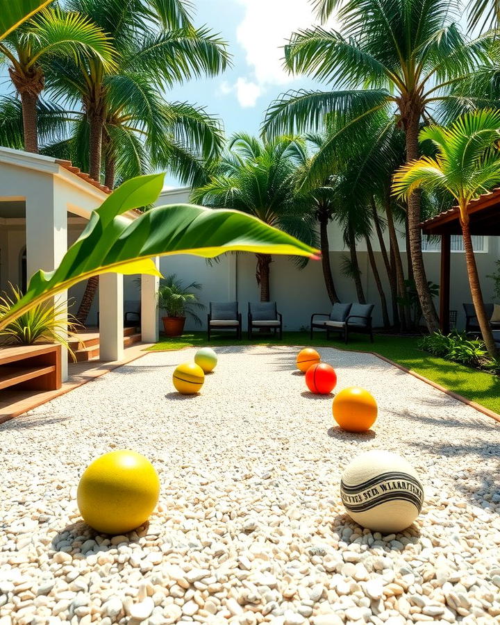 Backyard Bocce Ball Court - 30 Florida Backyard Ideas