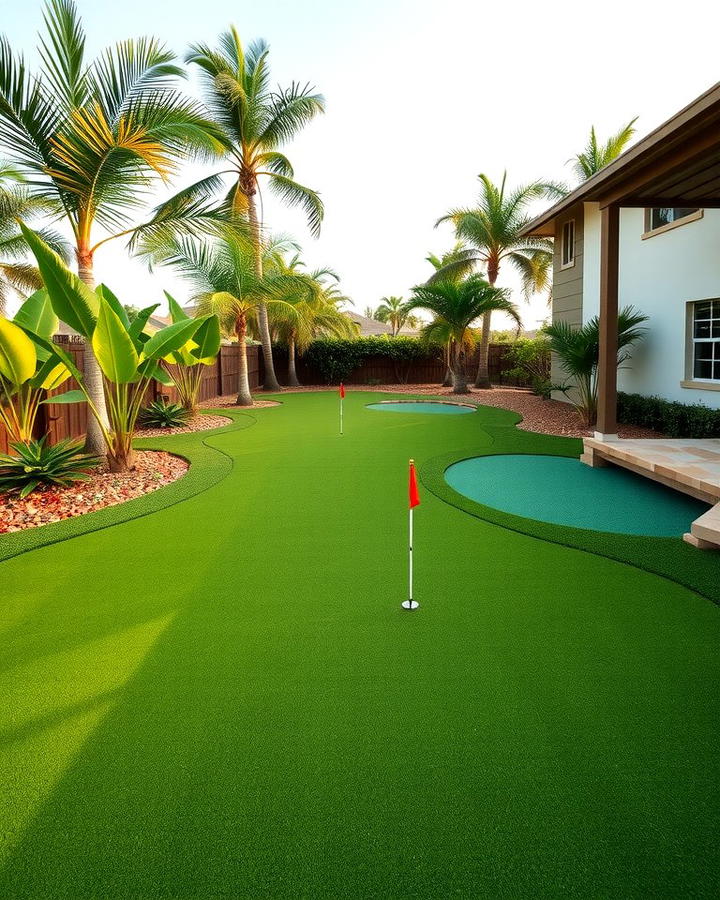 Backyard Putting Green 2 - 30 Florida Backyard Ideas