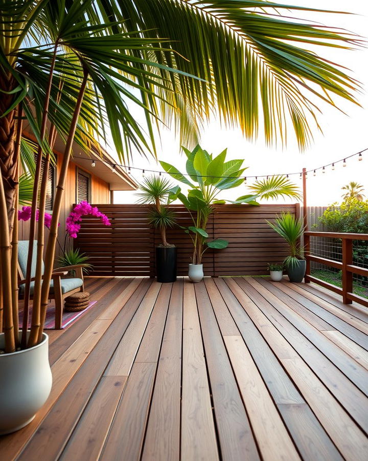 Backyard Yoga Deck - 30 Florida Backyard Ideas