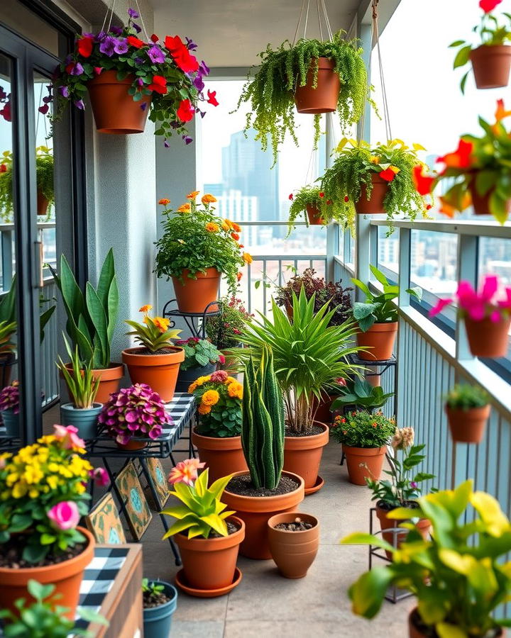 Balcony Container Gardens - 25 Urban Garden Ideas