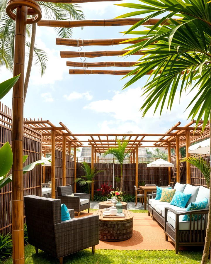 Bamboo Accents - 25 Tropical Landscape Ideas