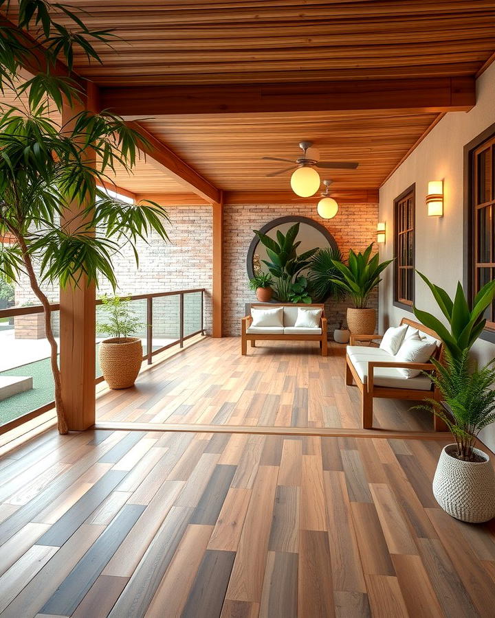 Bamboo Decking for an Eco Friendly Option - 25 Patio Flooring Ideas